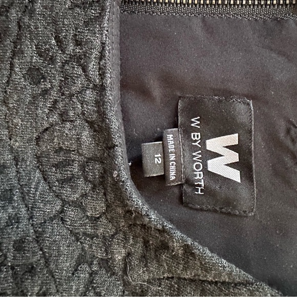 Mid Length Tank Dress Embroidery Black Size 12 - Picture 7 of 9